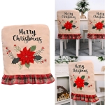 Weihnachtsbezug, dekorative Weihnachtsdekoration für Stuhl, Hocker, Rückenlehne