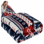 WINTER WEIHNACHTSDECKE WARME WEICHE DECKE 120X150 CM WEIHNACHTSDEKORATION