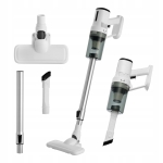 2-in-1-Handstaubsauger ohne Beutel, mit Kabel, 600 W, HEPA-Filter, weiß