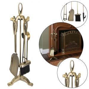 KAMIN-SET KAMIN-WERKZEUGSATZ STAHLWERKZEUGE 5-TEILIG