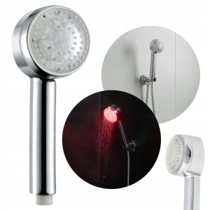 Duschgriff, LED-beleuchtet, Chrom