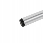 NOGA MEBLOWA ZESTAW 4 NÓG FI 60 MM DO STOŁU BLATU 71 CM OKRĄGŁA ALUMINIUM
