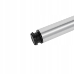 NOGA MEBLOWA ZESTAW 4 NÓG FI 60 MM DO STOŁU BLATU 71 CM OKRĄGŁA ALUMINIUM