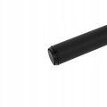NOGA MEBLOWA FI 60 MM CYLINDRYCZNA DO MEBLI BLATÓW 71 CM 1 SZT STAL CZARNA
