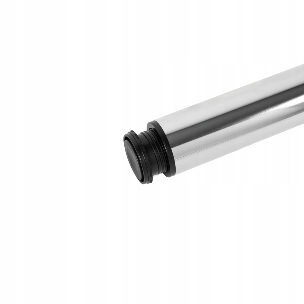KOMPLET NÓG MEBLOWYCH FI 60 DO BLATU NOGA DO MEBLI 71 CM 4 SZT METAL CHROM