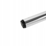 KOMPLET NÓG MEBLOWYCH FI 60 DO BLATU NOGA DO MEBLI 71 CM 4 SZT METAL CHROM