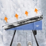 ŁOPATA DO ŚNIEGU PŁUG ODŚNIEŻARKA ZGARNIACZ MOCNY NA KÓŁKACH SZUFLA 95CM