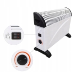 GRZEJNIK ELEKTRYCZNY KONWEKTOROWY 2000W FARELKA ENERGOOSZCZĘDNY TERMOSTAT