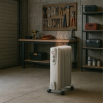 GRZEJNIK OLEJOWY ELEKTRYCZNY ENERGOOSZCZĘDNY TERMOSTAT 1500W 7ŻEBROWY DUŻY