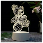 LAMPKA NOCNA PREZENT MIŚ 3D ILLUSION DO SYPIALNI DLA DZIECI BIURKOWA USB