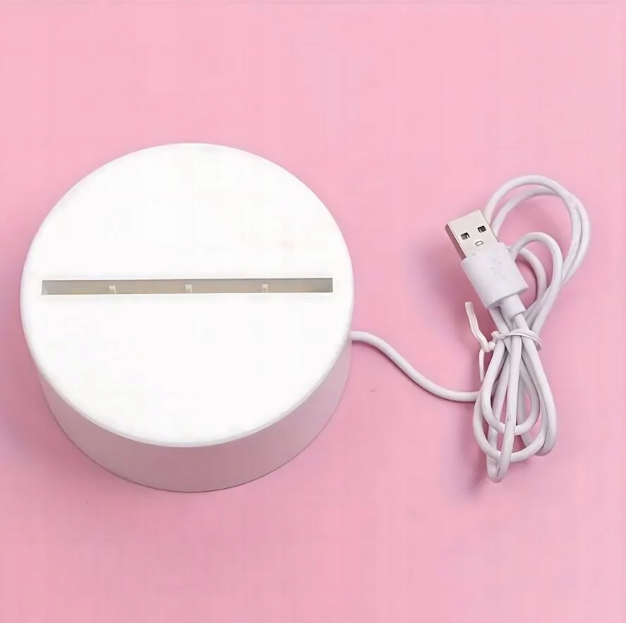 LAMPKA NOCNA LOVE SERCA 3D ILLUSION DO SYPIALNI DLA DZIECI PREZENT USB