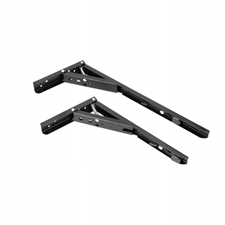 KĄTOWNIK SKŁADANY 250x1.4mm CZARNY MATOWY STALOWY Z MECHANIZMEM SPRĘŻYNOWYM