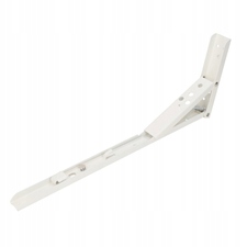 KĄTOWNIK SKŁADANY 250x1.4mm BIAŁY STALOWY Z MECHANIZMEM SPRĘŻYNOWYM