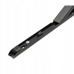 KĄTOWNIK SKŁADANY 200x1.4mm CZARNY MATOWY STALOWY Z MECHANIZMEM SPRĘŻYNOWYM