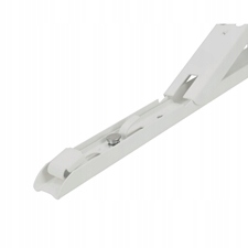 KĄTOWNIK SKŁADANY 200x1.4mm BIAŁY STALOWY Z MECHANIZMEM SPRĘŻYNOWYM