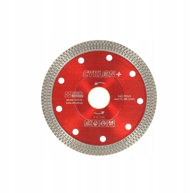 TARCZA DIAMENTOWA SUPERCIENKA 115x10x1.2 22,2 GRES