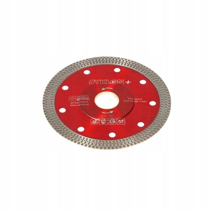 TARCZA DIAMENTOWA SUPERCIENKA 115x10x1.2 22,2 GRES