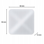 OGRANICZNIK SAMOPRZYLEPNY ŚCIENNY OCHRONNY 50X50 MM ZIMNA BIEL 10 SZTUK