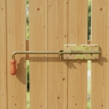 ZASUWA SPRĘŻYNOWA 480 MM ZABEZPIECZENIE DO DRZWI BRAM SKRZYŃ OCYNK ŻÓŁTY
