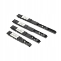 KĄTOWNIK SKŁADANY 300x1.4mm CZARNY MATOWY STALOWY Z MECHANIZMEM SPRĘŻYNOWYM