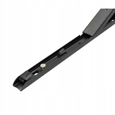 KĄTOWNIK SKŁADANY 350x1.4mm CZARNY MATOWY STALOWY Z MECHANIZMEM SPRĘŻYNOWYM
