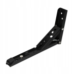 KĄTOWNIK SKŁADANY 350x1.4mm CZARNY MATOWY STALOWY Z MECHANIZMEM SPRĘŻYNOWYM