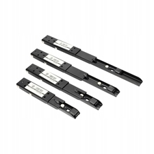 KĄTOWNIK SKŁADANY 350x1.4mm CZARNY MATOWY STALOWY Z MECHANIZMEM SPRĘŻYNOWYM