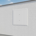 DRZWICZKI REWIZYJNE OSŁONA INSTALACJI REWIZJA 90X90 CM METALOWE BIAŁE