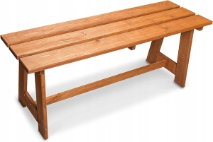 GERADE GARTENBANK AUS HOLZ, IMPREGIERT, 120 cm