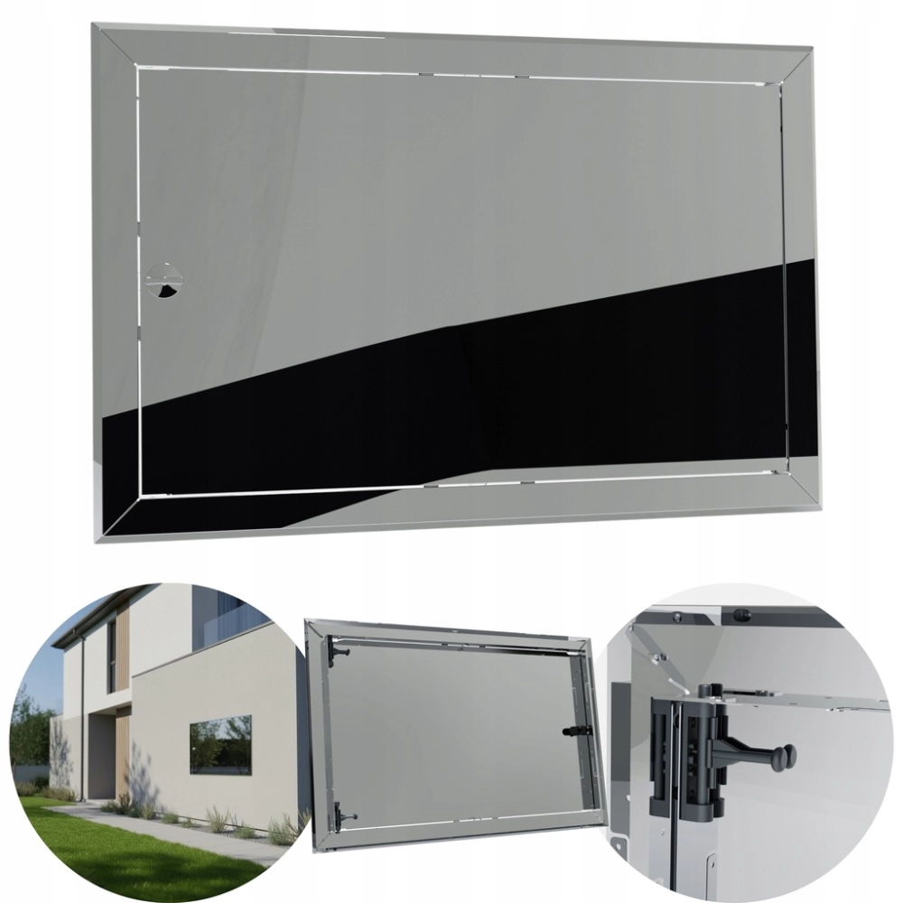 DRZWICZKI REWIZYJNE OSŁONA INSTALACJI REWIZJA KLAPA 50X30 CM NIERDZEWNE