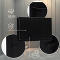 DRZWICZKI REWIZYJNE METALOWE OSŁONOWE 60X40 CM REWIZJA MALOWANA CZARNA