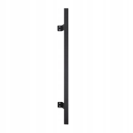 ANTABA DRZWIOWA UCHWYT DO DRZWI 65 CM KWADRATOWY POCHWYT 25X25 MM CZARNY