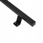 ANTABA DRZWIOWA UCHWYT DO DRZWI 65 CM KWADRATOWY POCHWYT 25X25 MM CZARNY