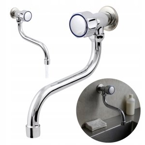 Wandarmatur 1/2 Wandarmatur mit beweglichem Auslauf S 3/4 Chrom