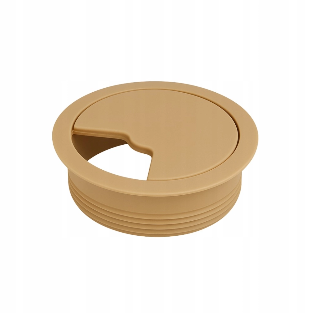 PRZEPUST KABLA OKRĄGŁY MASKUJĄCY FI 6 CM ZESTAW PRZELOTEK 60 MM 10 SZT BUK