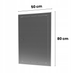DRZWICZKI REWIZYJNE OSŁONA INSTALACJI REWIZJA MASKUJĄCA 50X80 CM NIERDZEWNE