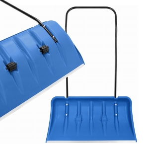 Schneekratzer 82 x 140 cm Schneeräumschaufel Pflug Blue Shock