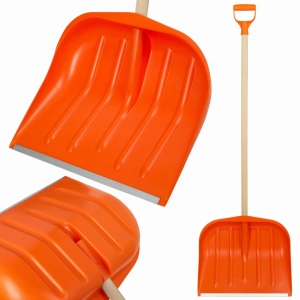 SCHNEESCHUTZ MIT HOLZSTIL, VERSTÄRKTER SCRAPHER, ORANGE