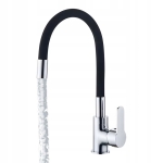 ZLEW KOMORA GOSPODARCZA SZARA 60 CM KOMPLET ELASTYCZNA BATERIA DOZOWNIK