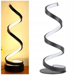 LED-Spiral-Nachtlampe, Tischlampe, dekorative Beleuchtung fürs Schlafzimmer