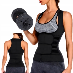Damen-Fitness-Neoprenweste, Figurformend, Sporttraining S