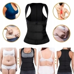 KAMIZELKA NEOPRENOWA FITNESS DAMSKA ODCHUDZAJĄCA SPORTOWA TRENINGOWA S