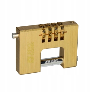 Messing-Stift-Kombinationsvorhängeschloss, 70 mm rechteckiger Messingstab