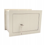 SEJF MECHANICZNY DO WMUROWANIA 33X20X23CM NA DOKUMENTY PIENIĄDZE NA KLUCZ