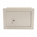 SEJF MECHANICZNY DO WMUROWANIA 33X20X23CM NA DOKUMENTY PIENIĄDZE NA KLUCZ