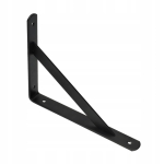 KĄTOWNIK WSPORNIK POD PÓŁKĘ BLAT WMACNIANY MK 280X400X30X4 CZARNY