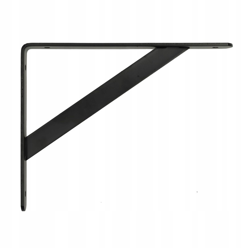 KĄTOWNIK WSPORNIK POD PÓŁKĘ BLAT WMACNIANY MK 280X400X30X4 CZARNY