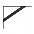 KĄTOWNIK WSPORNIK POD PÓŁKĘ BLAT WMACNIANY MK 280X400X30X4 CZARNY