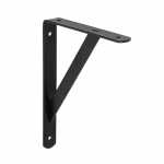 KĄTOWNIK WSPORNIK POD PÓŁKĘ BLAT WMACNIANY MK 200X300X30X4 CZARNY