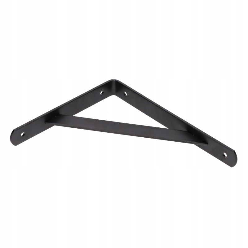 KĄTOWNIK WSPORNIK POD PÓŁKĘ BLAT WMACNIANY MK 200X300X30X4 CZARNY